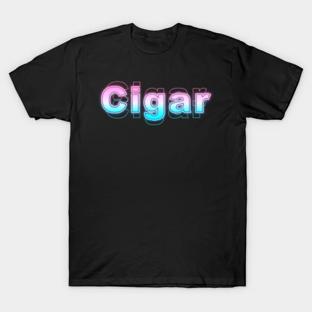 Cigar T-Shirt by Sanzida Design